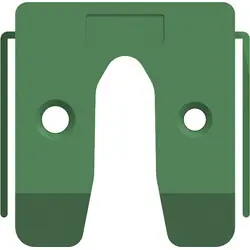 Superprijs GB uitvulplaat met stelpootjes 10mm groen