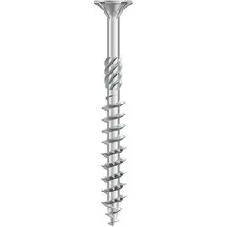 Seizoensaanbieding Dynaplus universele schroeven platkop deeldraad verzinkt 4x40mm TX20