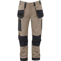 Alleen Vandaag DeWALT Aspen werkbroek met holsterzakken en kniezakken 56 stone