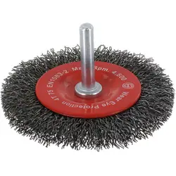 Staalborstelwiel met gegolfd staaldraad 75mm Meest Verkocht