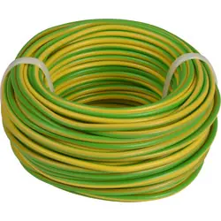 Installatiedraad VD H07V-U 20m 2,5mm² geel/groen Beperkte Voorraad