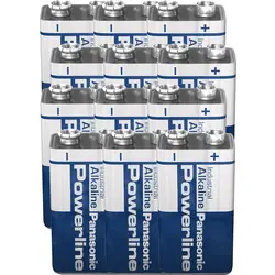Flitsaanbieding Panasonic Powerline batterij 9V 6LR61