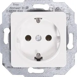 Wandcontactdoos RA inbouw Cadiz Glanzend wit Aanbieding