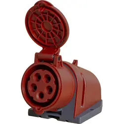 Fabrieksprijs Power CEE opbouw wandcontactdoos 5-polig 16A IP44 Rood