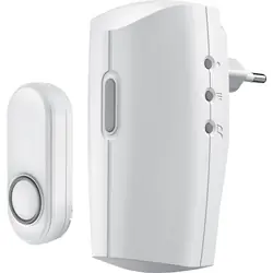 KlikAanKlikUit draadloze draagbare deurbelset ACDB-8000AC Wit Koop Online