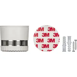 Optische MINI Rookmelder 10jaar Met installatiekit Alleen Vandaag