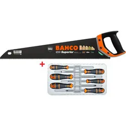Must-Have Bahco Superior 2600 handzaag met 6-delige schroevendraaier set 550mm