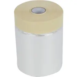Koopje Tesa Easy Cover® PRO folie masker met afplaktape 550mmx33m