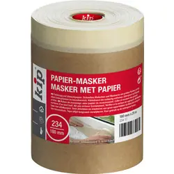 Hoge Kwaliteit Kip 234 papier masker met premium afplaktape 180mmx25m