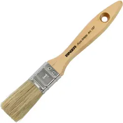 Anza 197 platte kwast acryl 1,0"/25mm dubbeldik Gecertificeerd