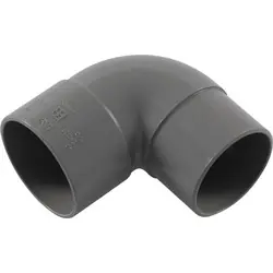 PVC bocht 90° 125mm 1x lijmmof Populair