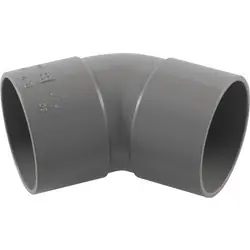 PVC bocht 45º 110mm 2x lijmmof Dagaanbieding