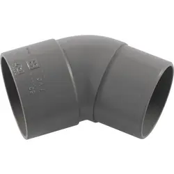 PVC bocht 45º 125mm 1x lijmmof Bestel Nu