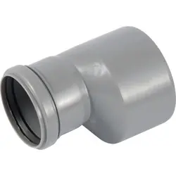 PP verloopstuk excentrisch 110/75mm Nieuw