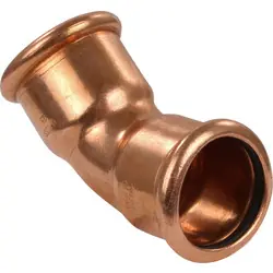 Betrouwbaar VSH Xpress koper pers bocht 45° 28mm