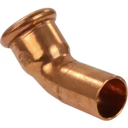 Premium VSH Xpress koper pers insteekbocht 45° 22mm