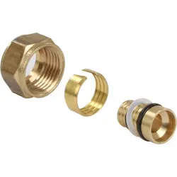 Speciale Aanbieding VSH Multi Super messing knelring set 15x16mm