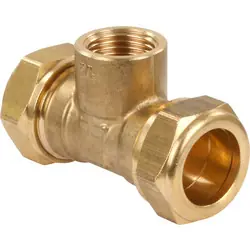 VSH messing knel T-stuk schroefbus 22x1/2"x22mm Seizoensaanbieding