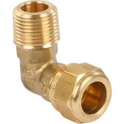 Exclusieve Aanbieding VSH messing knel puntstuk haaks 90° 3/8"x12mm