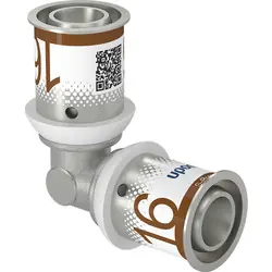 Aanbieding Uponor S-Press Plus pers kniekoppeling 90° 16mm