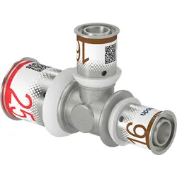 Superprijs Uponor S-Press Plus pers T-stuk verloop 25x16x16mm