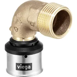 Viega Smartpress 6714 pers puntstuk haaks 90° 1/2"x16mm Flitsaanbieding