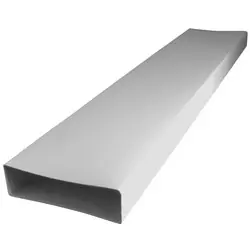 T125 ventilatie koker 204mm x 60mm x 1000mm Beperkte Voorraad