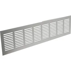Bestel Nu Plintrooster aluminium 400 x 100mm