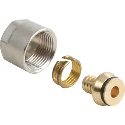 Merkproduct Klemkoppeling 3-delig euroconus 3/4"x16mm