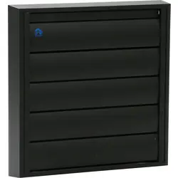 Renson opbouw dampkaprooster Aluminium 210X210mm Zwart Tijdelijk Beschikbaar