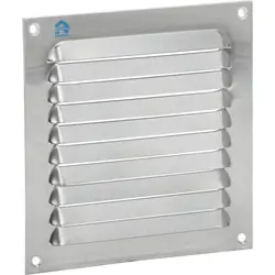 Renson opbouw schoepenrooster plat Aluminium 150x150mm Uitverkoop