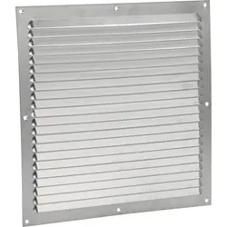 Renson opbouw schoepenrooster plat Aluminium 300x300mm Betrouwbaar