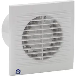Dagaanbieding Renson Greenwave Mechanische ventilator met timer IP34 100mm 14W 26dB Max.10 m²