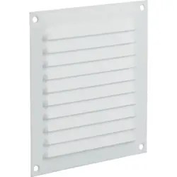 Renson opbouw schoepenrooster plat Aluminium 150x150mm Wit Direct Beschikbaar