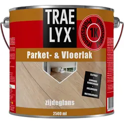 Seizoensaanbieding Trae Lyx parketlak & vloerlak 2.5L zijdeglans