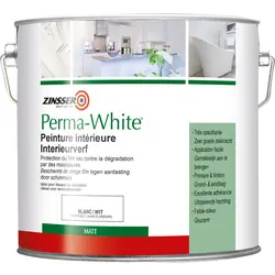 Zinsser Perma-White muurverf schimmelwerend mat 2.5L wit Beste Prijs
