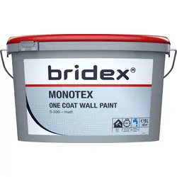 Flitsaanbieding Bridex Monotex muurverf extra dekkend mat 5L RAL9016