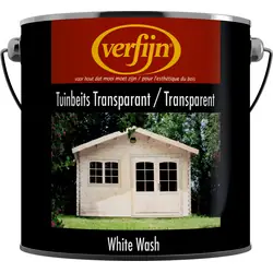 Verfijn Tuin- & Steigerhoutbeits Transparant 2,5L white wash Aanbieding