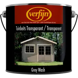 Merkproduct Verfijn Tuin- & Steigerhoutbeits Transparant 2,5L grey wash