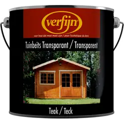 Verfijn Tuin- & Steigerhoutbeits Transparant 2,5L teak Beste Prijs