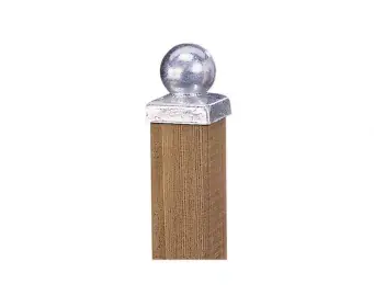Paalornament bol op plaat 9x9 cm metaal verzinkt Shop Nu