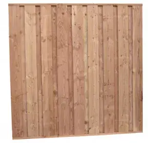 Beto-dichtplankscherm van fijnbezaagde douglas planken 180x180 cm Nu Kopen