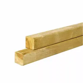 Vuren paal geschaafd 12x12x300cm Veilige Betaling