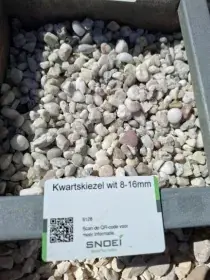 Nu Kopen Zak Kwartskiezel wit 8-16mm à 20kg (incl. brandstoftoeslag)