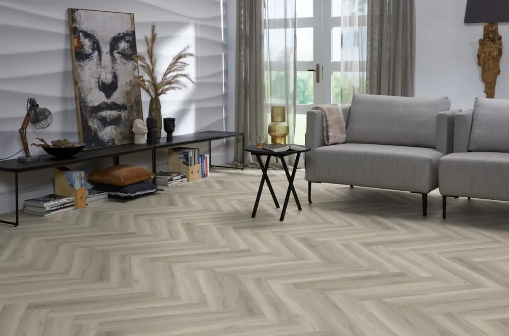Finale Uitverkoop YUP Herringbone dryback grey