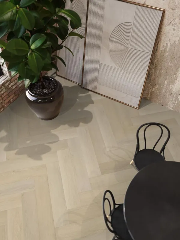 YUP Mayfair herringbone click SRC beige Exclusieve Aanbieding
