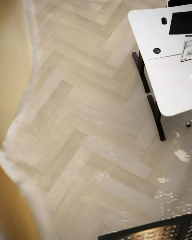 Beperkte Voorraad YUP Mayfair herringbone dryback natural