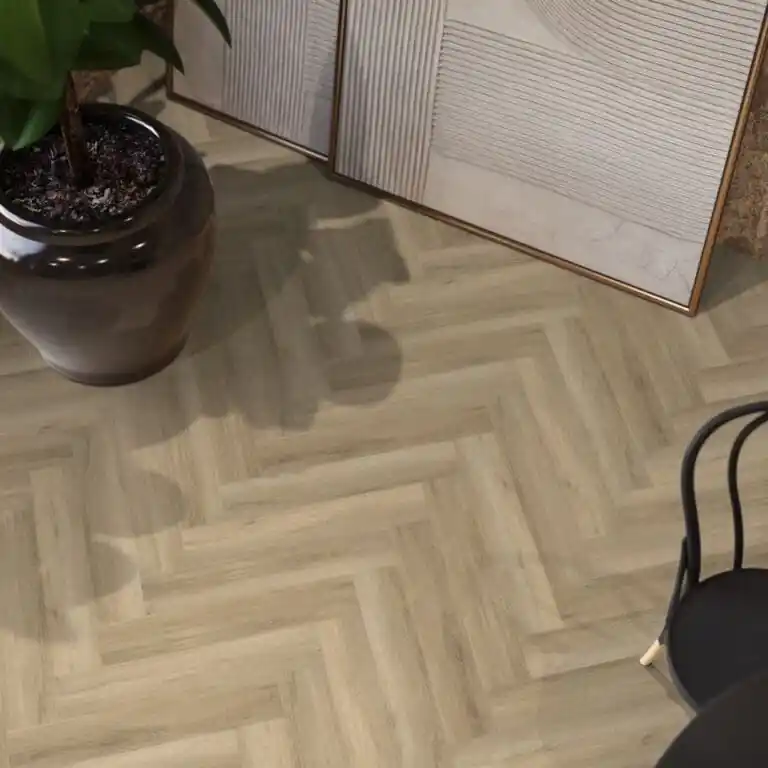 Beperkte Voorraad YUP Paddington herringbone click SRC beige