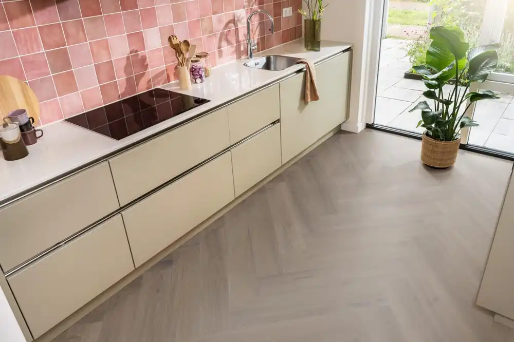 Tijdelijk Beschikbaar YUP XL Greenford herringbone dryback brown