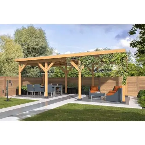 Douglas DHZ overkapping 750 x 330 cm actiemodel Fabrieksprijs